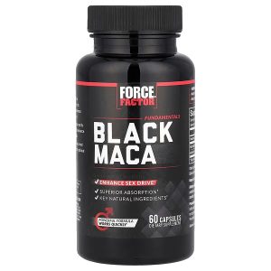 force factor, black maca, 60 capsules