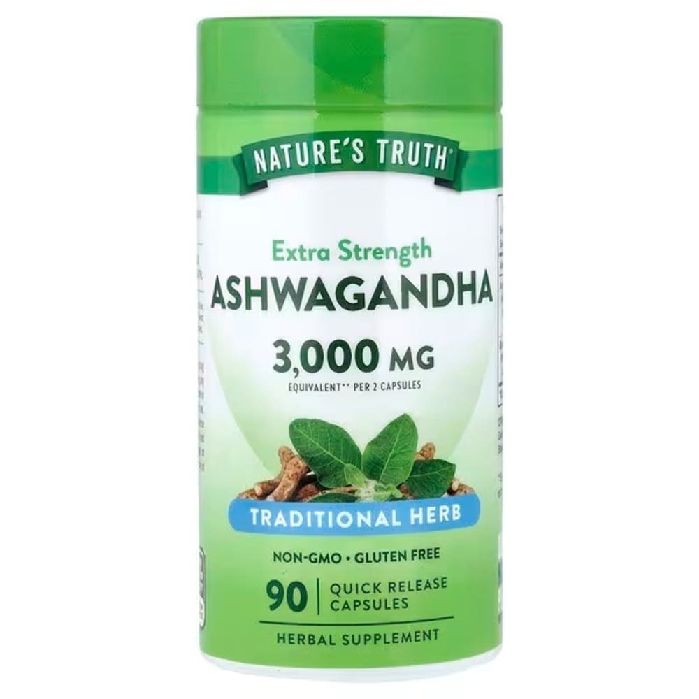 nature's truth extra strength ashwagandha 3000 mg 90 quick release capsules nature's truth extra strength ashwagandha 3000 mg 90 quick release capsules