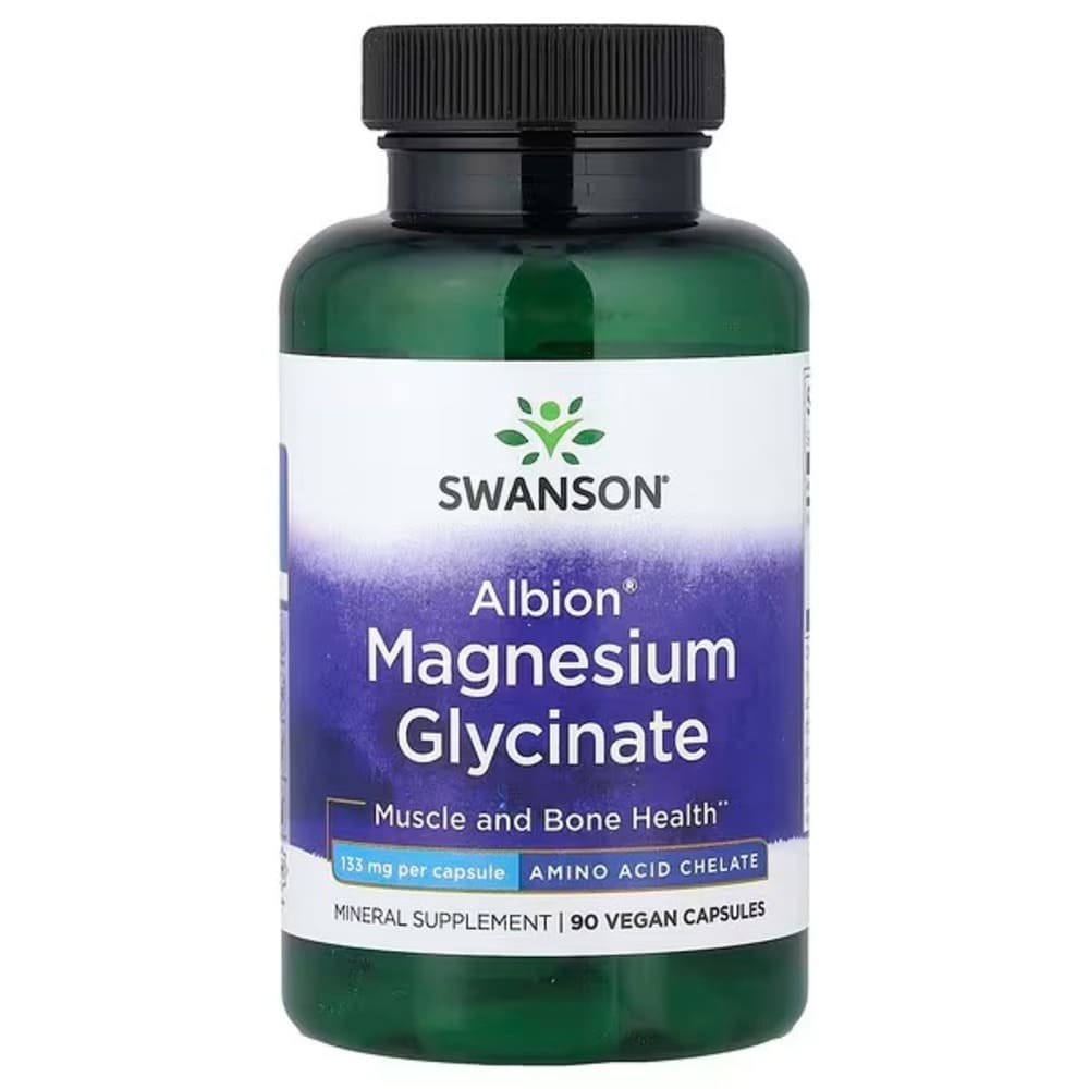swanson albion magnesium glycinate 133 mg 90 vegan capsules swanson albion magnesium glycinate 133 mg 90 vegan capsules