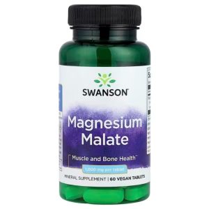 swanson magnesium malate 1,000 mg 60 vegan tablets