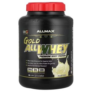 allmax gold allwhey premium whey protein french vanilla 5 lbs (2.27 kg)