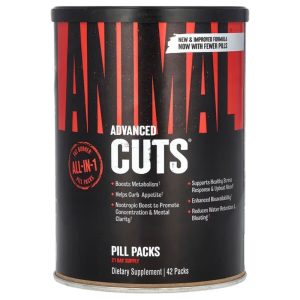 animal advanced cuts fat burner all in 1 pill packs – 42 packs