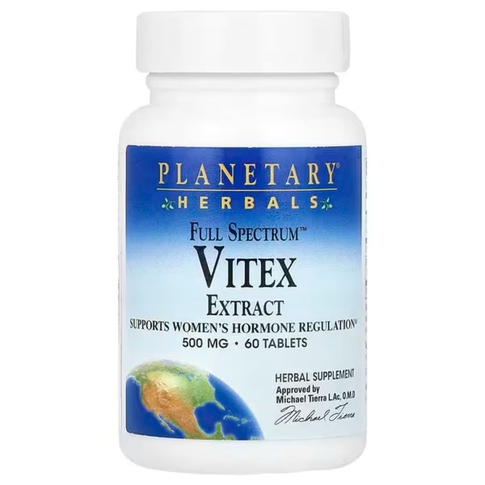 planetary herbals full spectrum vitex extract 500 mg – 60 tablets planetary herbals full spectrum vitex extract 500 mg – 60 tablets